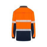 Mack Mens Long Sleeve Cotton Polo Segmented Tape