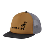 Mack Flat Brim Foam Tri Colour Trucker Cap