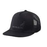 Mack Flat Brim Black on Black Trucker Cap