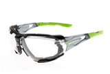 Mack Fender Safety Glasses - Anti Fog Lens With Foam Gasket