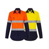 Mack Women's Long Sleeve 2 Tone Taped Cotton Shirt