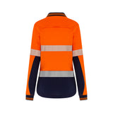 Mack Womens Long Sleeve Cotton Polo Segmented Tape