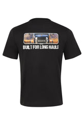 Mack Cotton Crew Neck Short Sleeve Graphic T-Shirt - Rearview Vision Mirror Print