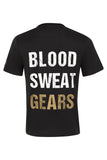 Mack Cotton Crew Neck Short Sleeve T-Shirt - Blood Sweat Gears