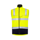 Mack Xenon 2Tone Hi Vis Taped Recycled Softshell Vest