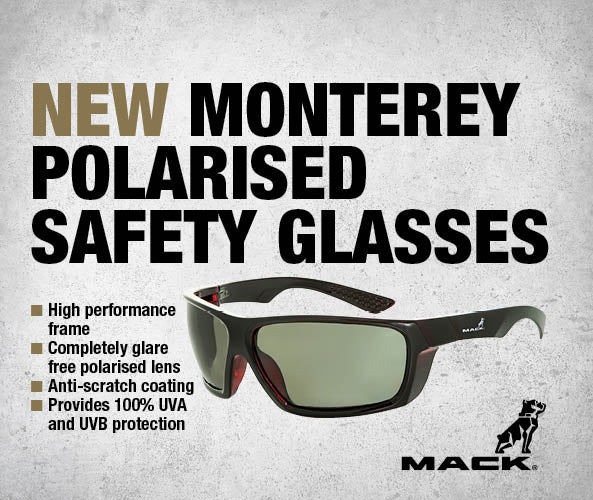 New: Mack Monterey Safety Glasses