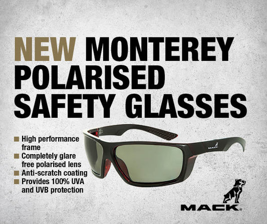New: Mack Monterey Safety Glasses