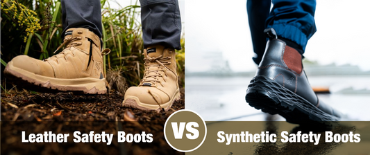 Leather vs Synthetic Safety Boots: Which Material Works Best for Your Jobsite?