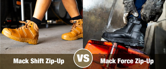 Mack Shift Zip-Up vs Mack Force Zip-Up