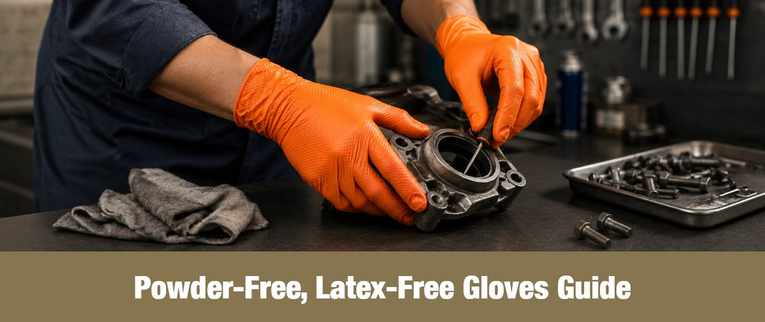 Why Do Power-Free, Latex-Free Gloves Matter for Workers with Sensitive Skin?