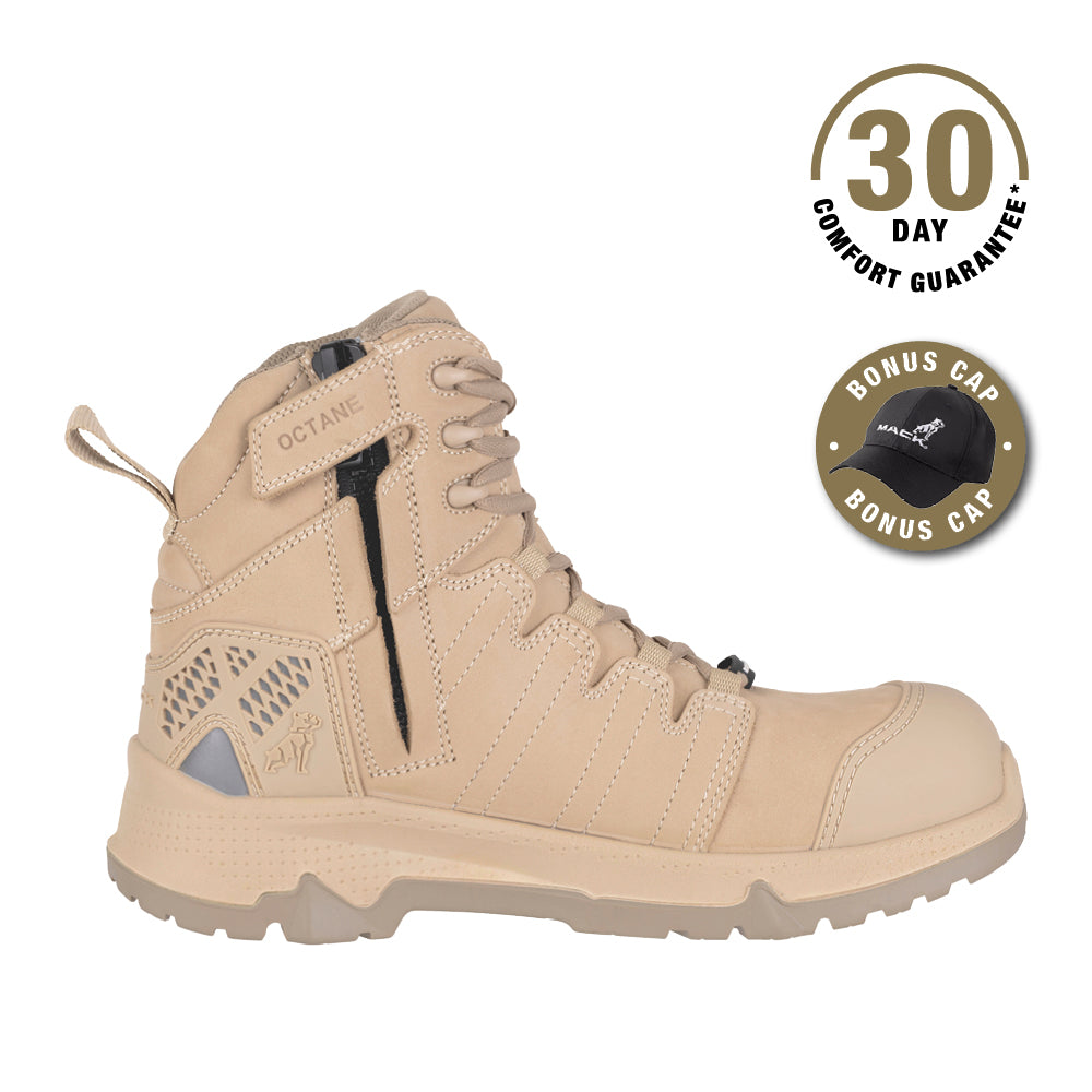 Mack Octane 2.0 Zip Safety Boots AU/UK – Mack Boots