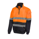 Mack 2 Tone Taped 1/4 zip Recycled Polyester Fleece Jumper